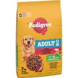 PEDIGREE Adult brokjes met rundvlees en groenten voor volwassen honden, 10 kg, 7 kg
