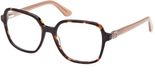 Guess GU2938 Dark Havana Vierkant Volledig omrand Acetaat Vrouwen Brilmonturen