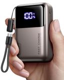 INIU Powerbank voor laptop, 65 W, 20.000 mAh | USB C-kabel voor vliegtuig, reisbenodigdheden, voor MacBook, Steam Deck, iPhone 17/16/15 Pro, Samsung, iPad enz
