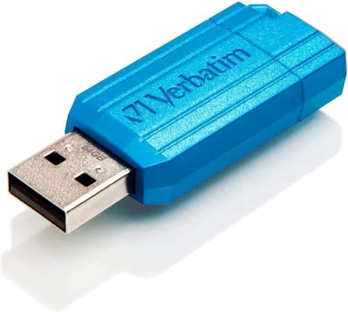 Verbatim PinStripe USB-drive - 64 GB - Caribbean Blue