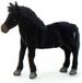 Hansa Wild Paard Knuffel zwart, 45 cm