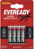 Energizer Eveready SHD AAA batterij (potlood) Zink-kool 1.5 V 4 stuk(s)