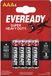 Energizer Eveready SHD AAA batterij (potlood) Zink-kool 1.5 V 4 stuk(s)