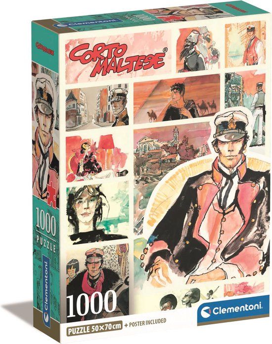 Clementoni Puzzel Corto Maltese - 1000 Stukjes