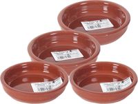 Merkloos / Sans marque Bilbao Set van 4x tapas bakjes/schaaltjes 12 cm en 10 cm
