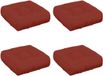 vidaXL - Coussin d'assise - VIANEN - Rouge - 4 pièces