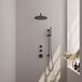 Brauer Black Carving Thermostatische Regendoucheset Inbouw