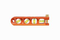Swanson Tool Co TL041M 6 Inch Savage Magnetische Billet Torpedo Niveau met Messing Pijpklem, 6 Inch en 15 Centimeter Oranje