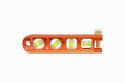 Swanson Tool Co TL041M 6 Inch Savage Magnetische Billet Torpedo Niveau met Messing Pijpklem, 6 Inch en 15 Centimeter Oranje