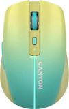 Canyon CNS-CMSW44UA muis Universeel Rechtshandig RF-draadloos + Bluetooth Optisch 1600 DPI Blauw;Geel