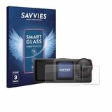 Savvies 3 Stuks Screenprotector - Geschikt voor DJI Osmo Action 5 Pro - Beschermfolie Glas Transparant