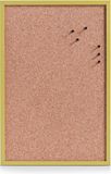 Zeller prikbord/memobord incl. punaises - 40 x 60 cm - groen - kurk