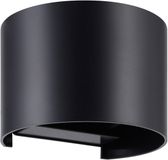 EGLO Barcarola-E Wandlamp Buiten - LED - 13 cm - Zwart/Transparant