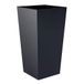 Prosper Plast Urbi-serie bloempot met binnenpot, 50 cm hoog, kunststof, antislip, maat XL, antraciet