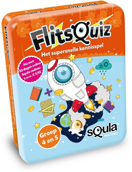 Identity Games Squla flitsquiz groep 4 5 - Kaartspel