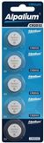 Alpalium Lithium knoopcel batterij - CR2032 - 3V (5 stuks)