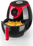 FCB Friteuse à air chaud 3l 1.300W, noir/rouge A-Ware