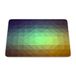 Questo Casa Rechthoekige muismat met digitale print, antislip onderkant, voor kantoor en thuis, 22 x 18 cm