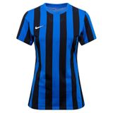 Nike Women's Short Sleeve Top W Nk Df Strp Dvsn Iv Jsy Ss, Royal Blue/Black/White., CW3816-463, L