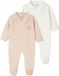 Vertbaudet 2-delige babyset in fluweel/velours