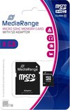 MediaRange 8GB microSDHC - Class 10 - Incl. SD Adapter