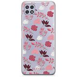 ERT GROUP Samsung A22 5G hoes origineel en officieel gelicentieerd Babaco motief Flowers 020 perfect aangepast aan de vorm van de mobiele telefoon, gedeeltelijk transparant