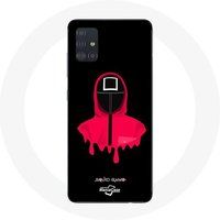 Maniacase Hoesje voor Samsung Galaxy A71 Inktvis Spel masker vierkant