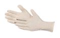 Jah zware katoenen handschoenen in naturel – duurzaam en wasbaar – voor montage, magazijn en werkplaats