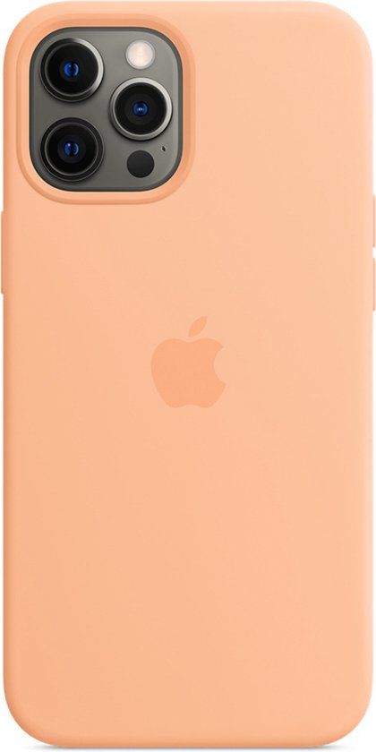 Apple Siliconenhoesje MagSafe iPhone 12 Pro Max Cantaloupe