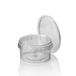 Papstar 86539 Delicatessen cup, PP 480 ml Ø 11,8 cm · 7 cm transparent avec fermeture inviolable