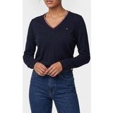 Tommy Hilfiger Heritage Pull col en V Minuit