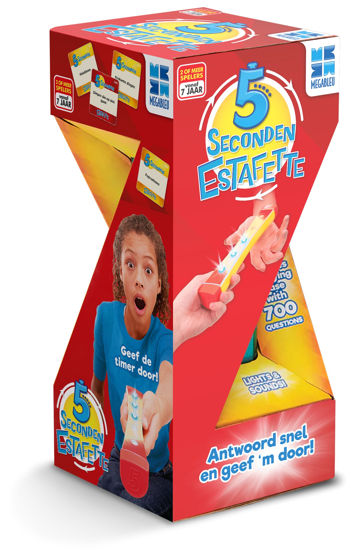 5 Seconden Estafette - Bordspel voor Kinderen en Volwassenen - Party Game