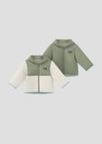 s.Oliver Kinderen Outdoor-Jacke Olijfgroen Capuchon Polyester Regular Fit Unisex Maat 80