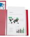 Liderpapel Personaliz, 20 kangoeroehoezen, polypropyleen, DIN A4, rood, transparant