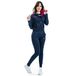 GIVOVA trainingspak dames blauw/roze