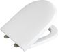 Wenko Toiletbril 37,5 X 46 Cm RVS Wit