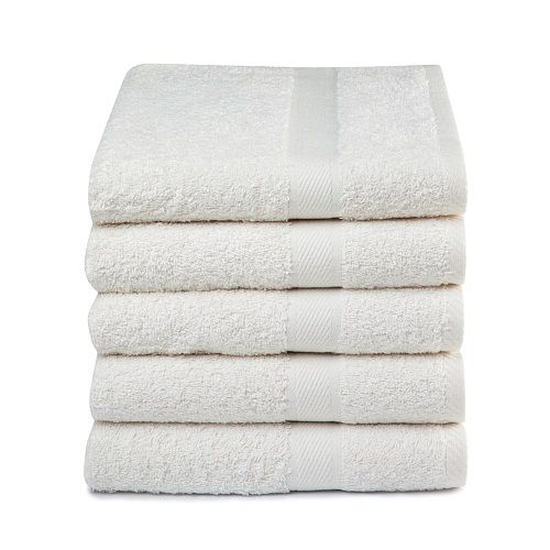 Lucca Handdoeken 5-pack Ivoor - 50x100 cm