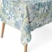 ECOMMERC3 Vlekafstotend tafelkleed voor ronde tafel, maat 140, rond, vuilafstotend, extra zacht en waterdicht, blauw