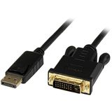 StarTech.com 91 cm DisplayPort naar DVI actieve adapter kabel DP naar DVI 1920x1200 zwart