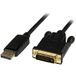 StarTech.com 91 cm DisplayPort naar DVI actieve adapter kabel DP naar DVI 1920x1200 zwart