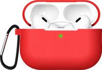 CoolGadget AirPods Pro 2 Housse de protection en silicone basique avec mousqueton
