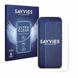 Savvies Screenprotector Google Pixel 8a - Transparant 6 Stuks