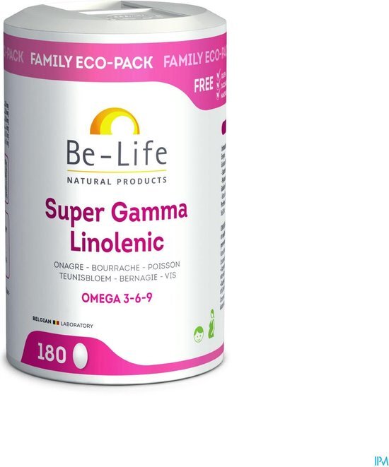 Be-Life Super Gamma Linolenic Capsules 180 stuks