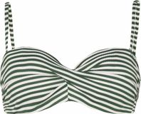 Protest MM Irma Ccup Bandeau Bikini Top Dames - Maat XS/34 - Gestreept - Blauw