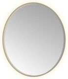 Hotbath &More Mirrors Round LED Badkamerspiegel - Rond - 100 cm - Geborsteld Gunmetal