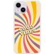 Apple iPhone 14 Good vibes Verstevigd hoesje met sublimatie bedrukking