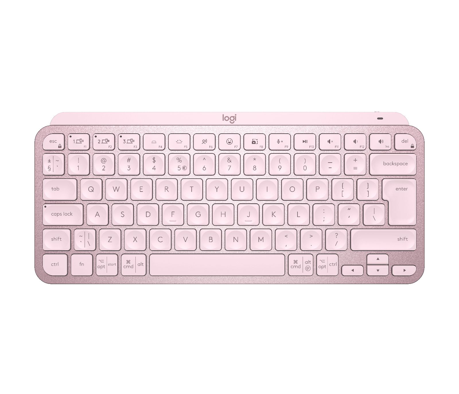 Logitech MX Keys Mini - Draadloos Bluetooth Toetsenbord - QWERTY - Roze