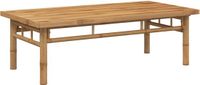 vidaXL Salontafel Bamboe 110x55x35 cm