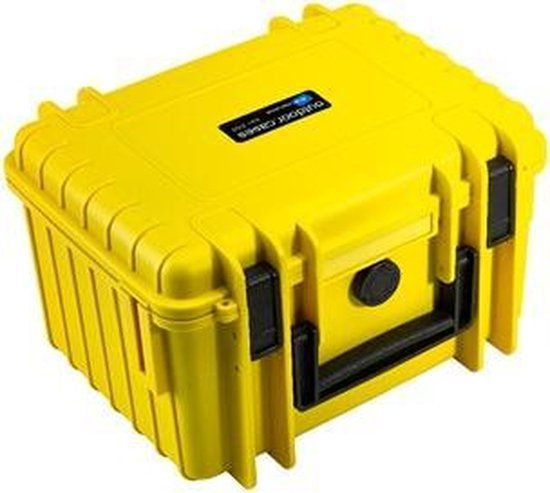 B&W International Type 2000 Outdoor Case - Geel - Spiegelreflexcamera - IP44 - 30 jaar garantie