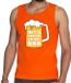 Bellatio Decorations Shoppartners Bv Oranje Het is oranje en wil bier tanktop/mouwloos shirt heren XXL